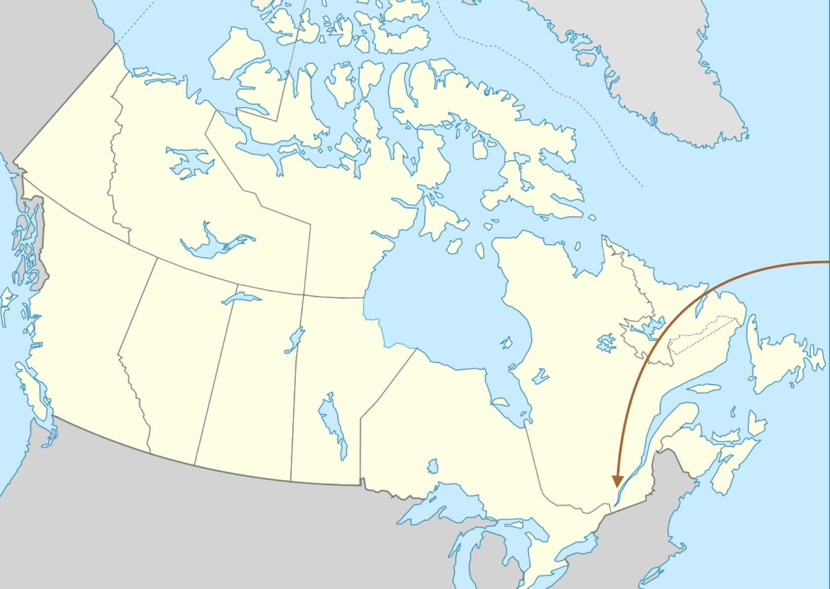 Carte du parcours professionnel de Nicolas Acquié, ostéopathe à Montréal