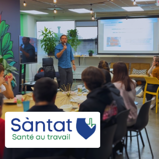 Sàntat : Santé au travail, est une compagnie créer par Nicolas Acquié Osréopathe afin d'encourager la santé en entreprise